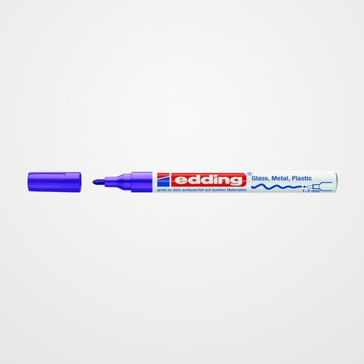 MARCADOR T.OPACA PERM. EDDING  751 CONICO VIOLETA