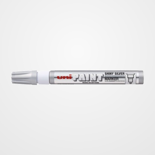 MARCADOR T.OPACA PERM. UNI-BALL PAINT MARKER 2,2 (PX-20 SHINY)  PLATA