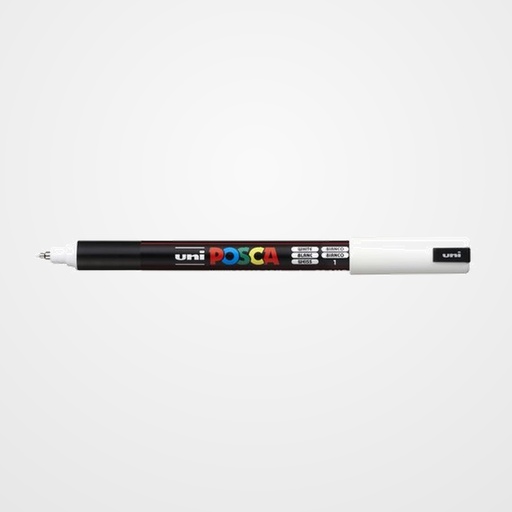 MARCADOR T.OPACA NO PERM. UNI POSCA  0,7 EF (PC-1MR)  BLANCO