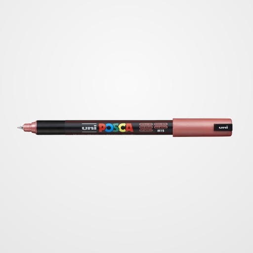 MARCADOR T.OPACA NO PERM. UNI POSCA  0,7 EF (PC-1MR)  ROJO METALICO