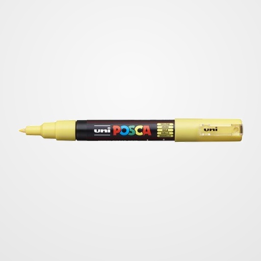 MARCADOR T.OPACA NO PERM. UNI POSCA  0,7 F (PC-1M)  AMARILLO