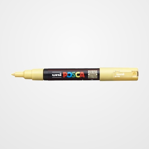 MARCADOR T.OPACA NO PERM. UNI POSCA  0,7 F (PC-1M)  AMARILLO PAJIZO