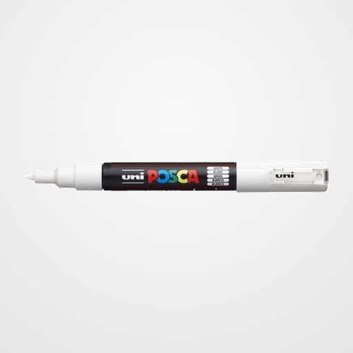 MARCADOR T.OPACA NO PERM. UNI POSCA  0,7 F (PC-1M)  BLANCO