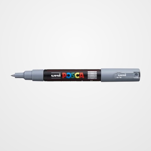 MARCADOR T.OPACA NO PERM. UNI POSCA  0,7 F (PC-1M)  GRIS