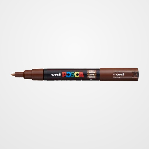 MARCADOR T.OPACA NO PERM. UNI POSCA  0,7 F (PC-1M)  MARRON