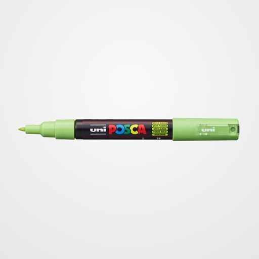 MARCADOR T.OPACA NO PERM. UNI POSCA  0,7 F (PC-1M)  VERDE MANZANA