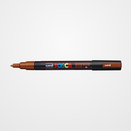 MARCADOR T.OPACA NO PERM. UNI POSCA  0,9 (PC-3M)  BRONCE