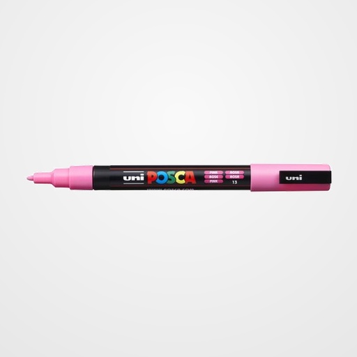 MARCADOR T.OPACA NO PERM. UNI POSCA  0,9 (PC-3M)  ROSA