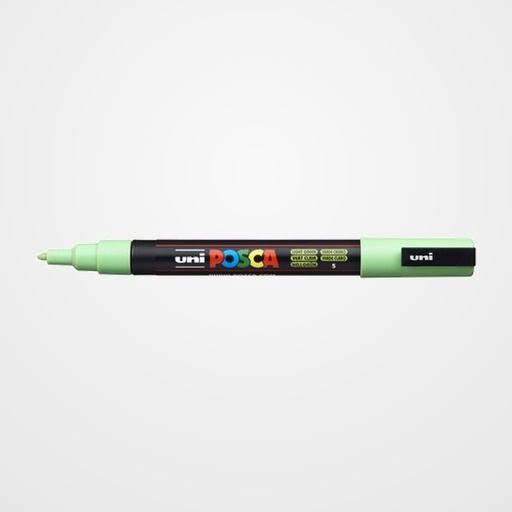 MARCADOR T.OPACA NO PERM. UNI POSCA  0,9 (PC-3M)  VERDE CLARO