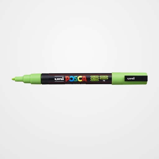 MARCADOR T.OPACA NO PERM. UNI POSCA  0,9 (PC-3M)  VERDE MANZANA