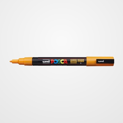 MARCADOR T.OPACA NO PERM. UNI POSCA  0,9 (PC-3M) NARANJA MEDIO