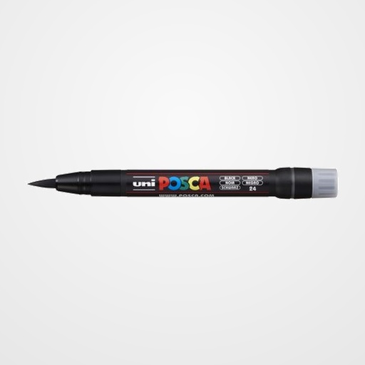 MARCADOR T.OPACA NO PERM. UNI POSCA pincel (PCF-350) NEGRO