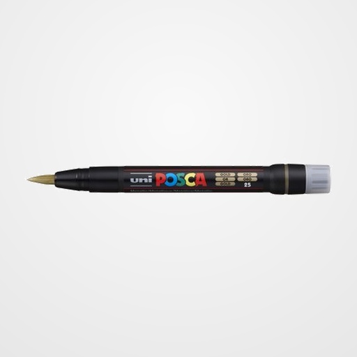 MARCADOR T.OPACA NO PERM. UNI POSCA pincel (PCF-350) ORO