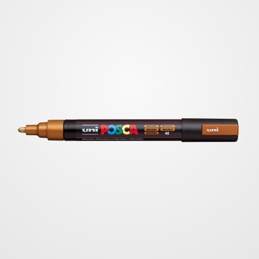 MARCADOR T.OPACA NO PERM. UNI POSCA  1,8 (PC-5M)  BRONCE METALICO