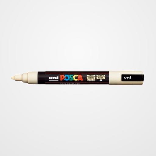 MARCADOR T.OPACA NO PERM. UNI POSCA  1,8 (PC-5M)  MARFIL