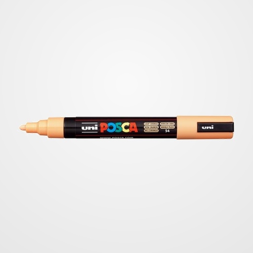 MARCADOR T.OPACA NO PERM. UNI POSCA  1,8 (PC-5M)  NARANJA CLARO