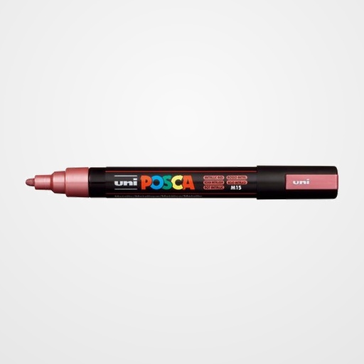 MARCADOR T.OPACA NO PERM. UNI POSCA  1,8 (PC-5M)  ROJO METALICO