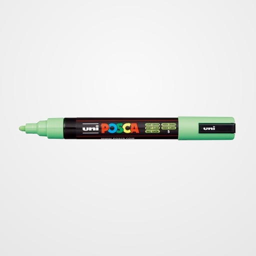 MARCADOR T.OPACA NO PERM. UNI POSCA  1,8 (PC-5M)  VERDE CLARO