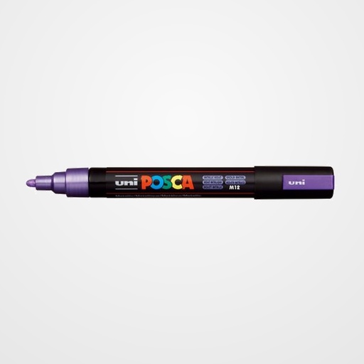 MARCADOR T.OPACA NO PERM. UNI POSCA  1,8 (PC-5M)  VIOLETA METALICO