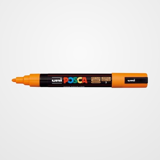 MARCADOR T.OPACA NO PERM. UNI POSCA  1,8 (PC-5M)  NARANJA MEDIO (B.YELLOW)