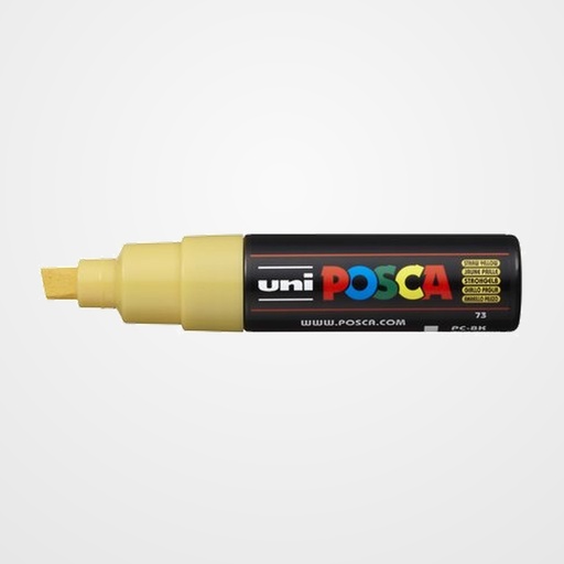 MARCADOR T.OPACA NO PERM. UNI POSCA  8,0 (PC-8K)  AMARILLO PAJIZO