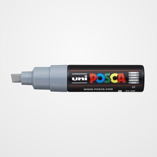 MARCADOR T.OPACA NO PERM. UNI POSCA  8,0 (PC-8K)  GRIS