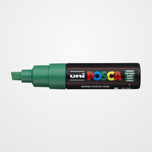 MARCADOR T.OPACA NO PERM. UNI POSCA  8,0 (PC-8K)  VERDE