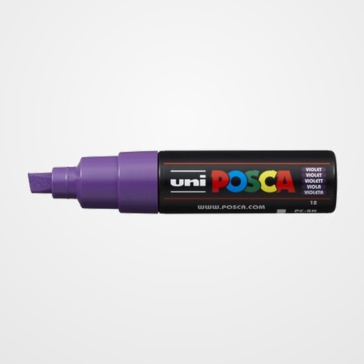 MARCADOR T.OPACA NO PERM. UNI POSCA  8,0 (PC-8K)  VIOLETA