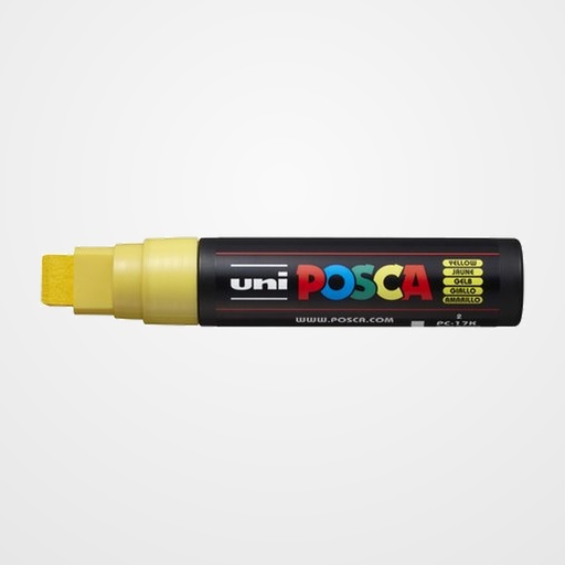 MARCADOR T.OPACA NO PERM. UNI POSCA 15,0 (PC-17K) AMARILLO