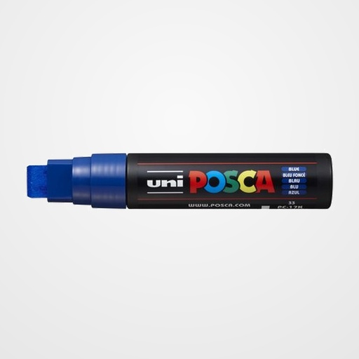MARCADOR T.OPACA NO PERM. UNI POSCA 15,0 (PC-17K) AZUL