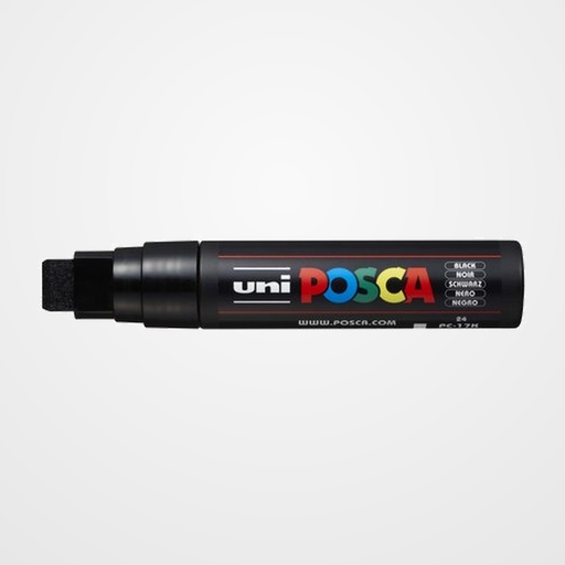 MARCADOR T.OPACA NO PERM. UNI POSCA 15,0 (PC-17K) NEGRO