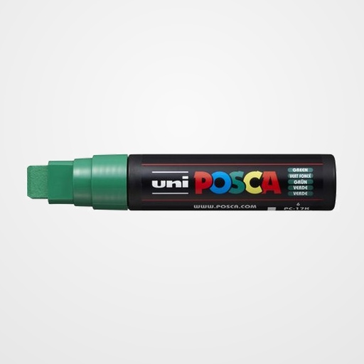 MARCADOR T.OPACA NO PERM. UNI POSCA 15,0 (PC-17K) VERDE