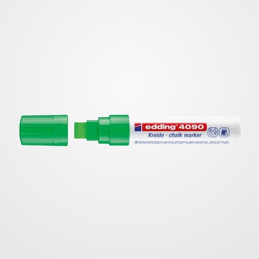 MARCADOR TIZA LIQUIDA EDDING 4090 BISELADO  VERDE CLARO