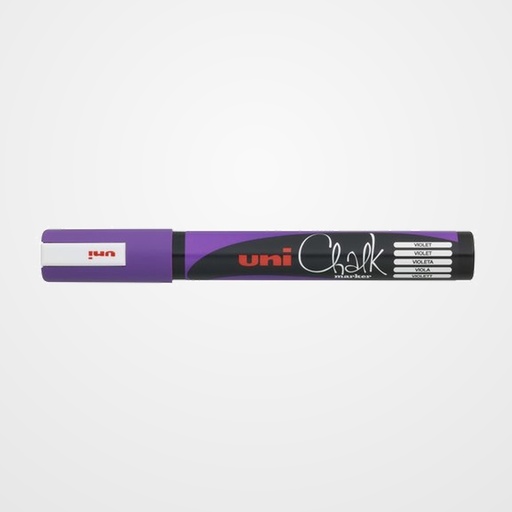 MARCADOR TIZA LIQUIDA UNI-BALL CHALK MARKER (PWE-5M) 1,8-2,5 mm VIOLETA