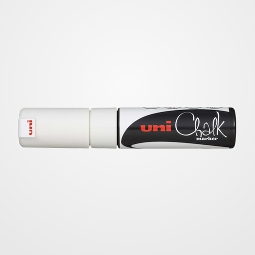 MARCADOR TIZA LIQUIDA UNI-BALL CHALK MARKER (PWE-8K) 8.0 mm BLANCO