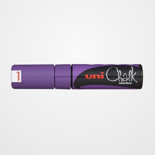 MARCADOR TIZA LIQUIDA UNI-BALL CHALK MARKER (PWE-8K) 8.0 mm VIOLETA
