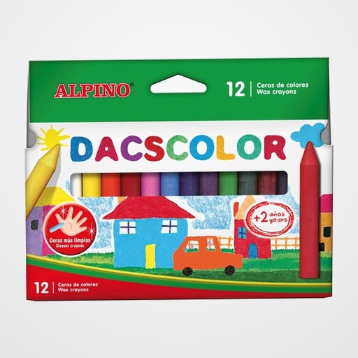 CERAS ALPINO DACSCOLOR ESTUCHE de 12 SURTIDO