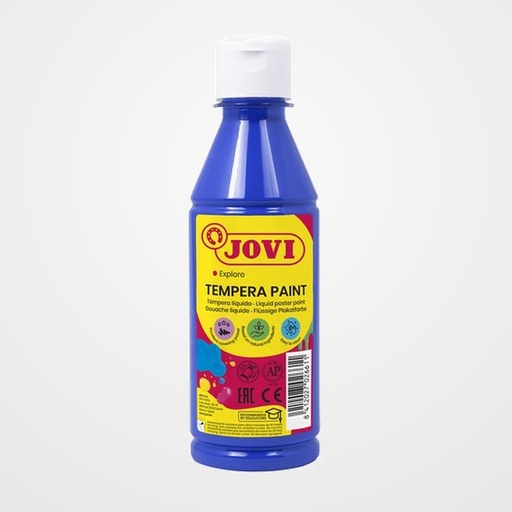 TEMPERA JOVI LIQUIDA  250 ml (botella) AZUL ULTRAMAR