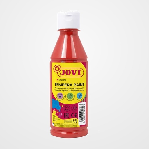 TEMPERA JOVI LIQUIDA  250 ml (botella) BERMELLON
