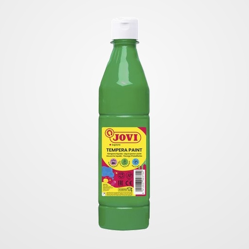 TEMPERA JOVI LIQUIDA  500 ml (botella) VERDE MEDIO