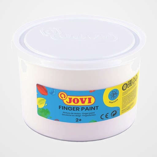 PINTURA de DEDOS JOVI 500 ml (bote) BLANCO