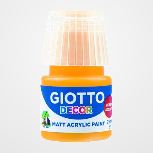 PINTURA ACRILICA GIOTTO 25 ml (bote) AMARILLO OSCURO