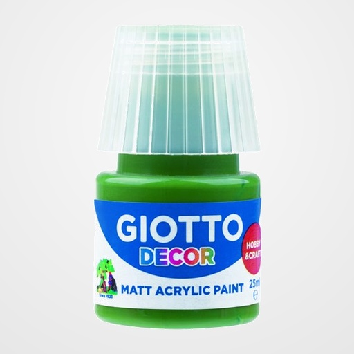 PINTURA ACRILICA GIOTTO 25 ml (bote) VERDE BOSQUE