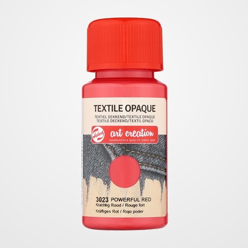PINTURA para TELA TALENS ART CREATION OPACA 50 ml (bote) ROJO PODER