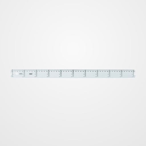 REGLA CRISTAL SAFTA 50 CENTIMETROS