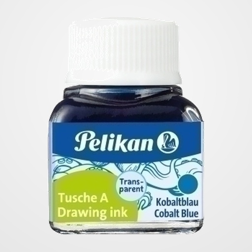 TINTA CHINA PELIKAN FRASCO 10 ml. AZUL COBALTO (523-8) (201574)