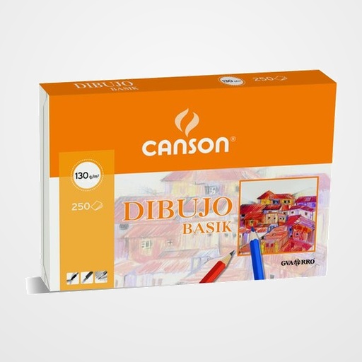 LAMINA GUARRO-CANSON DIBUJO BASIK 130g A4+ RECUADRO (L341)