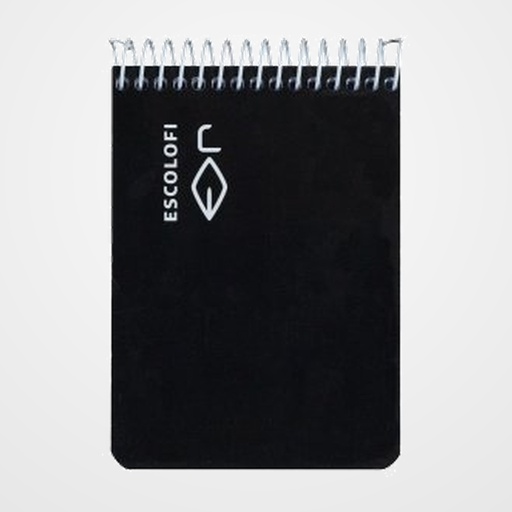 BLOC ESCOLOFI tapa DURA 8º 100h LISO 70g NEGRO