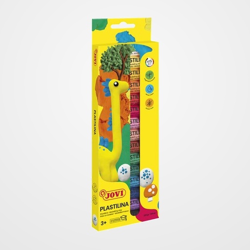 PLASTILINA JOVI 90 BARRA 15 gr. ESTUCHE DE 15