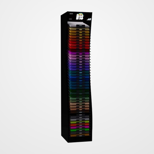 CARTULINA A3 IRIS 185g MUEBLE EXPOSITOR de 42 ESTANTES (NUEVO) CONTENIDO 2100 uds (42 colores)